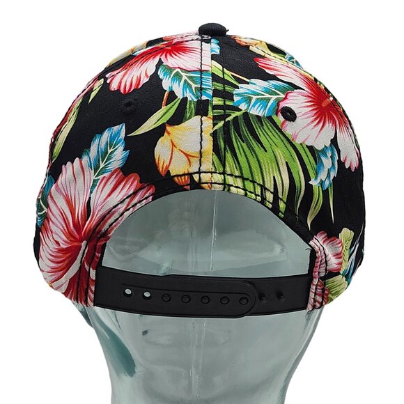 Bubba Gump Shrimp Company Hawaiian Floral Tropical Snapback Hat Embroidered - Picture 5 of 12